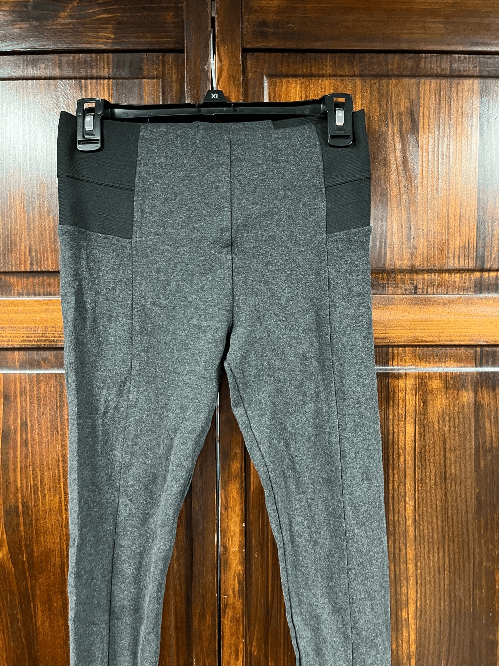 Zara Basic gray leggings with elastic waistband s… - image 3