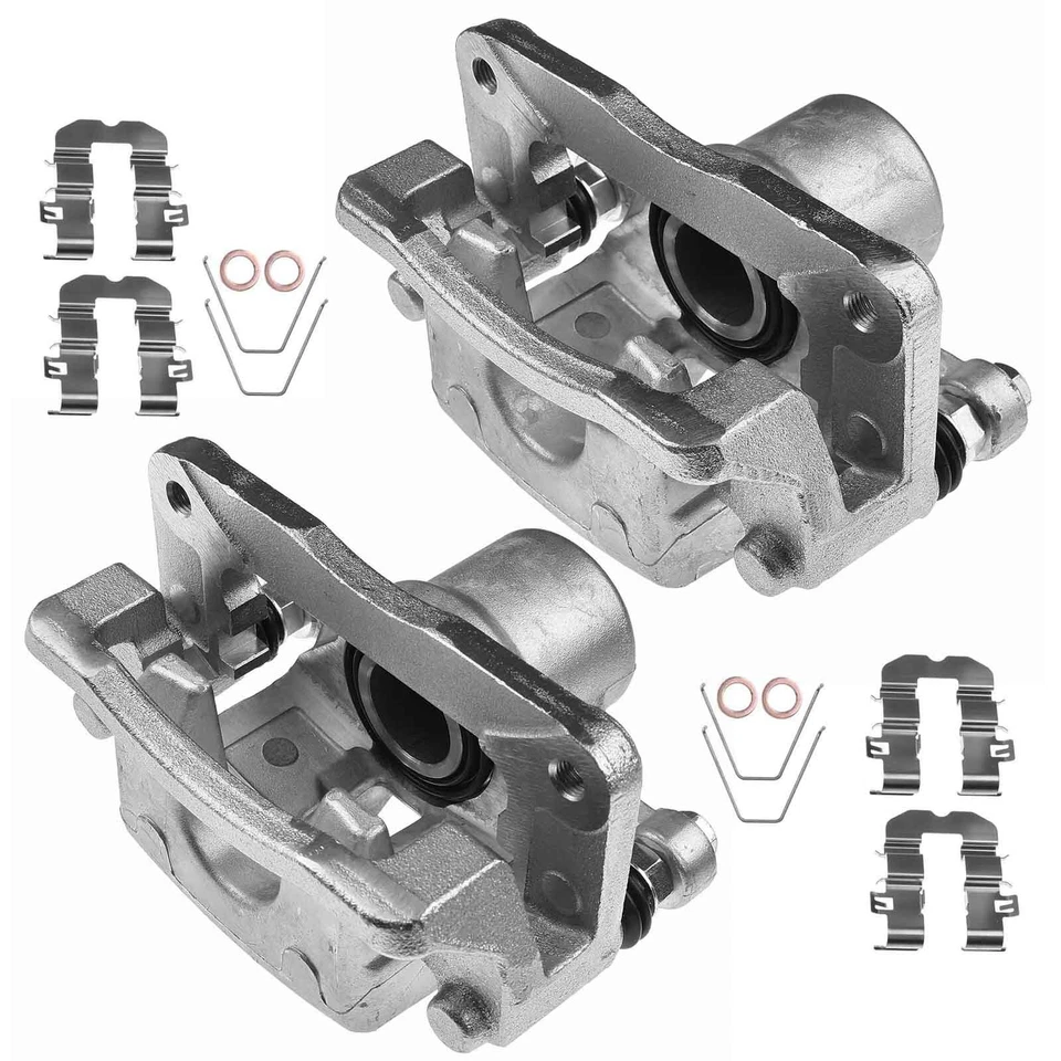 Par de pinzas de freno de disco traseras con soporte para Kia Sedona 2015 2016 2017-2021 Foto 2 de 4