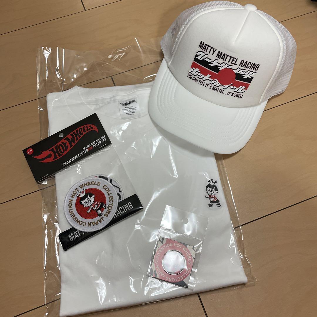 ホットウィール ジャパン コンベンション 2022 Tシャツ HOT WHEELS 2025 JAPAN CONVENTION T-shirt L & Cap & Pin Badge