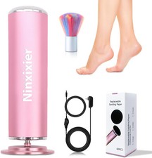 Electric Foot Callus Remover Rechargeable Pedicure Machine 60 Roller Heads