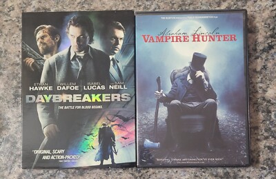 Daybreakers 2010 W/Slipcover & Abraham Lincoln Vampire Hunter 2012 (2 DVD Lot)