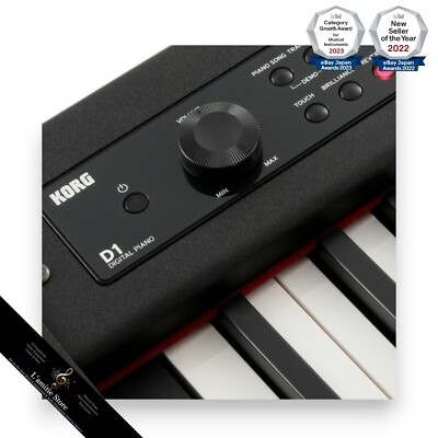 Korg D1 88Key Digital Stage Digital Piano keyboard BK Black Japan