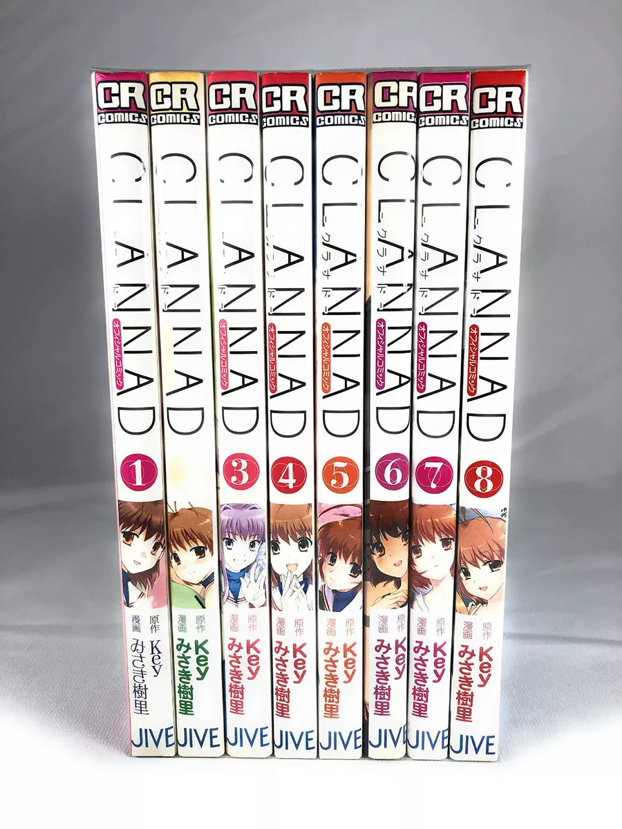 CLANNAD Official Comic Vol.1~8 + Anthology Japanese Complete USED LOT Manga  Book