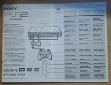 Sony PS2 PlayStation 2 Console Instruction Manual Only SCPH-39001 R / 97004