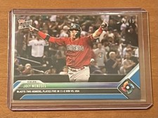 2023 TOPPS NOW WBC-32 JOEY MENESES - NUMBERED 42/49 BLUE PARALLEL