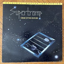 SUPERTRAMP VINYL crime of the century 1974 ORIGINAL MASTER RECORDING MFSL-1-005