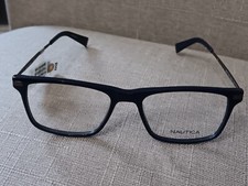 NAUTICA N8134 412 54-18-145 GLOSSY NAVY BLUE EYEGLASSES FULL RIM FRAME YK65