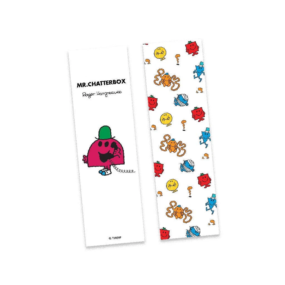 MR MEN LITTLE MISS Mr. Chatterbox Bookmark Mr Men Reading Book Accessory Page Saver