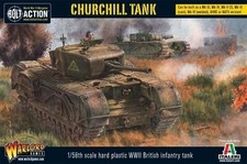 Warlord: Bolt Action - British Churchill Tank 28mm 1/56 WWII