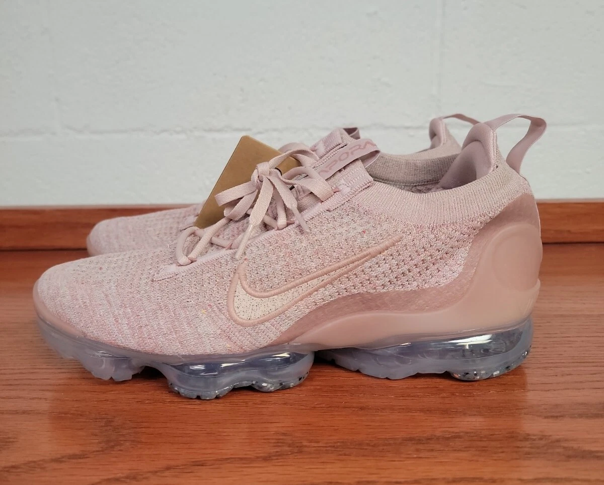 Nike Air VaporMax 2021 Flyknit DJ9975 600 rosa Oxford donna taglia 10 nuove