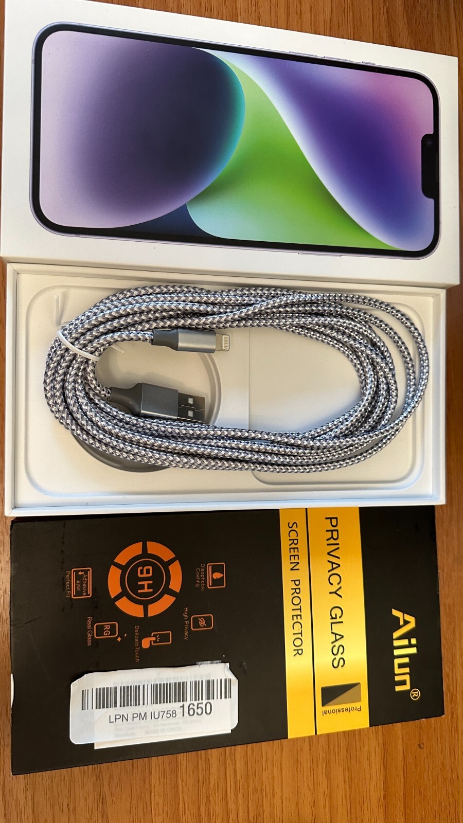 iPhone 14 Plus Starter Pack with Charger, Screen Protectors & Case-image