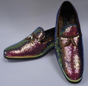 rose gold mens loafers