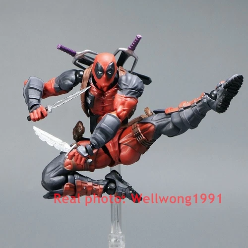 Amazing Yamaguchi Revoltech NO.025EX Deadpool Action Figure Toy China VER 16cm - Picture 10 of 12