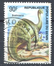 Benin 2004 • Sc# 588 • 90 fr. • dinosaurs • Used F-VF (SU-9059)
