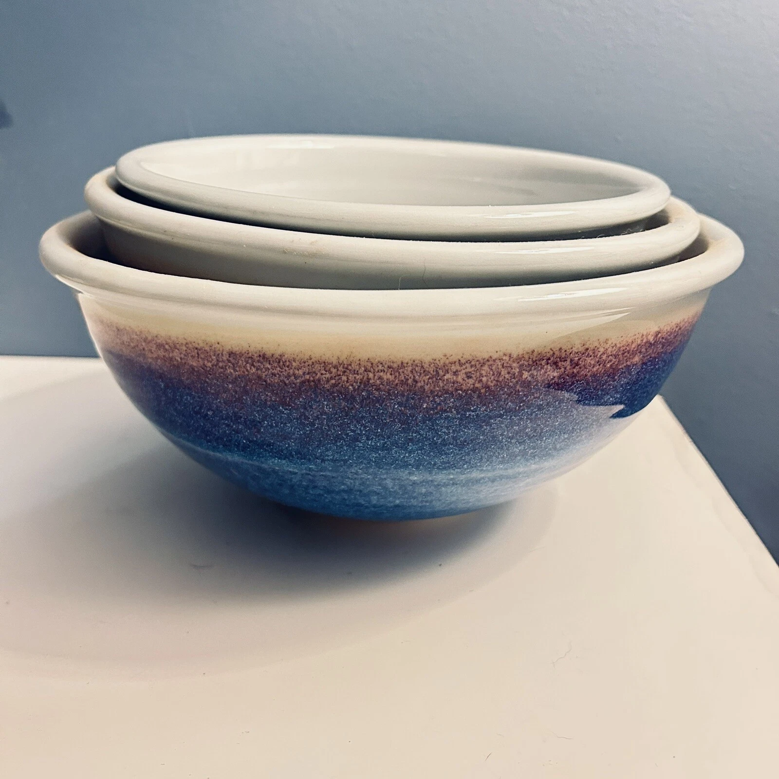 Fireborn Studios Ceramic Nesting Bowl Set Pittsburgh Art Pottery