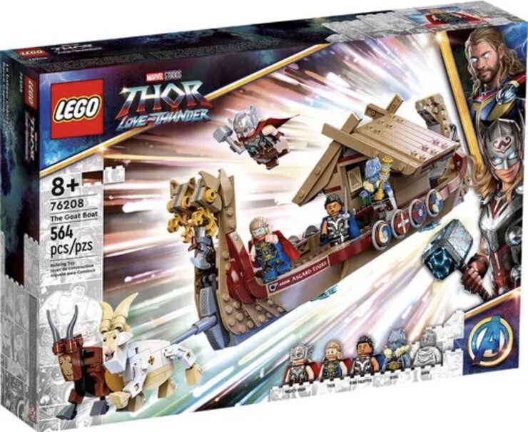 ゴッツ社　ドール LEGO® Marvel Super Heroes Thor Love and Thunder The Goat Boat