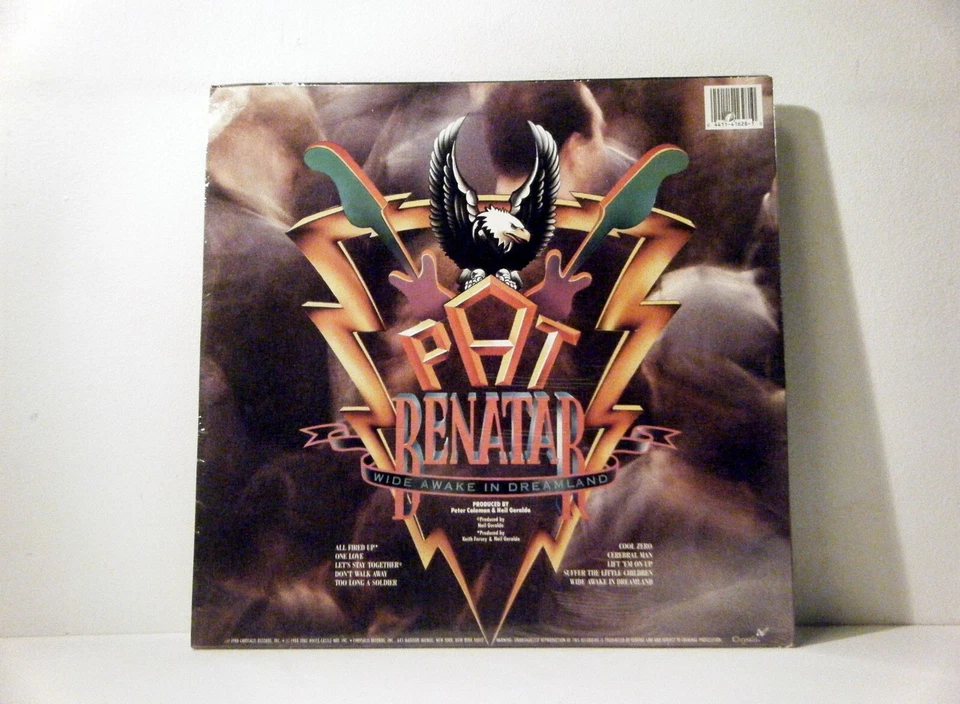 PAT BENATAR LP Wide awake in dreamland 1988 Chrysalis  vinyl SEALED! - Image 2 of 2