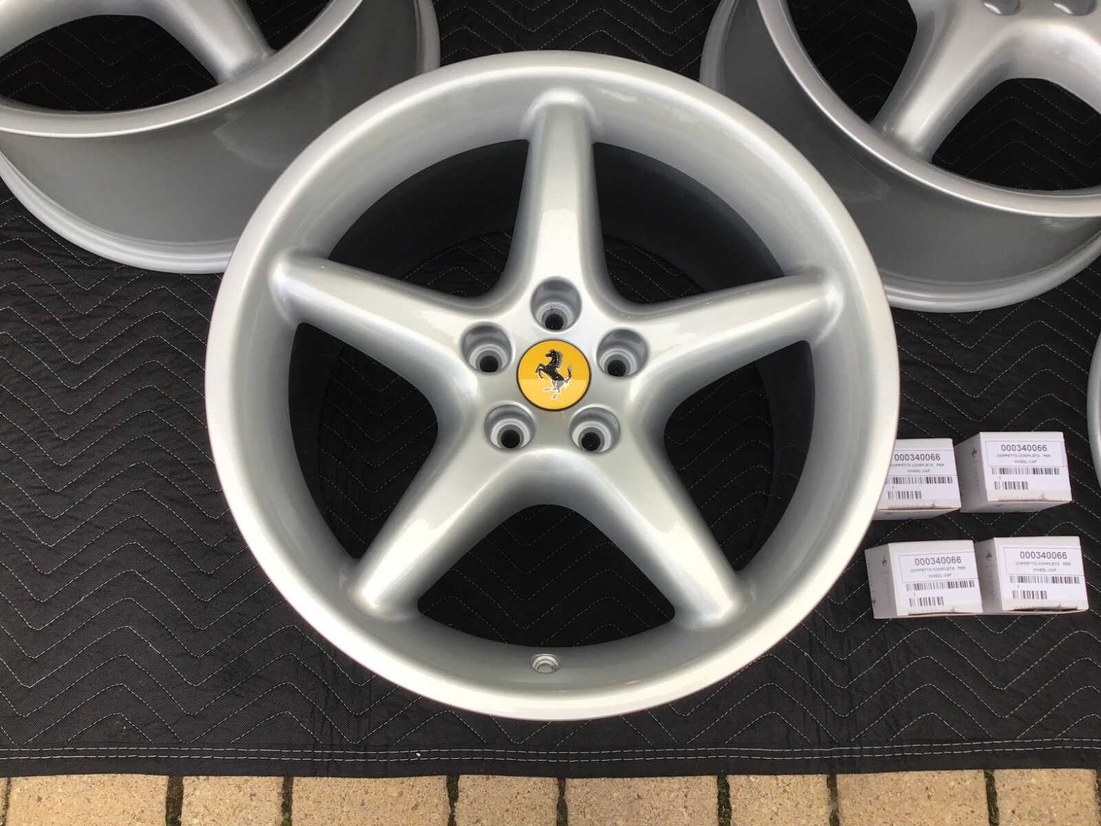 Mint 18" OEM FERRARI 550 MARANELLO WHEELS RIMS 575 456 TESTAROSSA 456GT 550M BBS