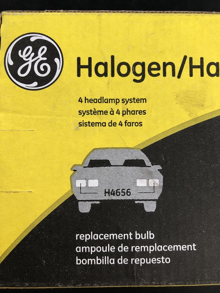 General Electric (GE) Low Beam Halogen Headlamp12V 35W 3 Prong ~ H4656 - Изображение 4 из 4