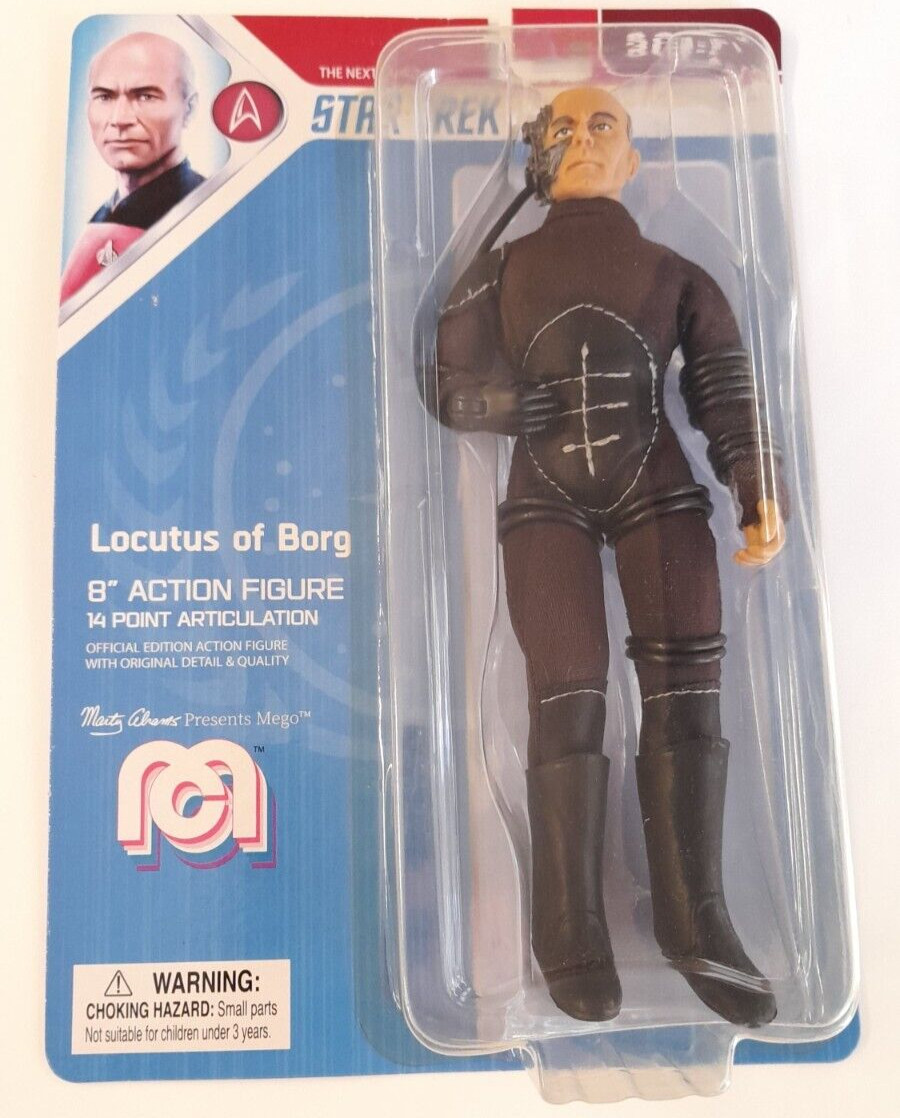 Star Trek | Locutus Of Borg | Mego | Actionfigur 20cm | Neu&ovp