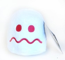 White Pellet Ghost Pac Man 5'' . Plush. Stuffed Toy. USA.NWT