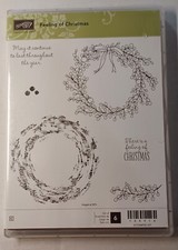 Stampin Up Feeling of Christmas Stamps Retired New