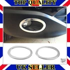 Chrome Fog Lamp Frame Trim 2 pcs S.STEEL For NISSAN QASHQAI J10 2010 to 2014