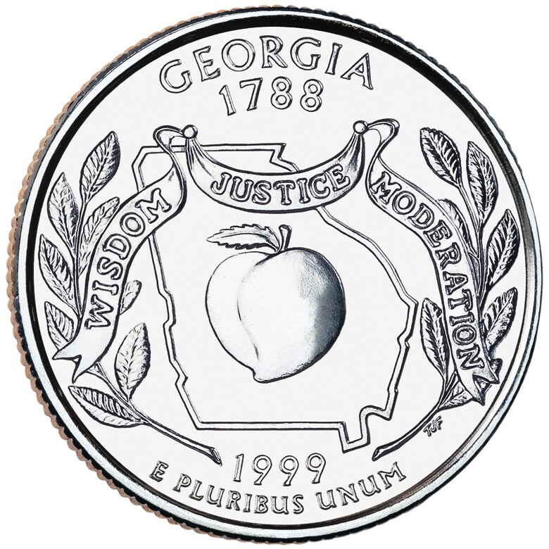 1999-D - Georgia - U.S. State Quarter- UNC from US Mint