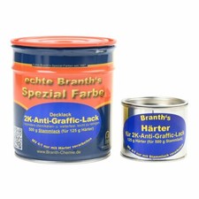 Branths 2K-Anti-Graffic Decklack Klarlack 625 g Seidenmatt oder Hochgl&auml;nzend