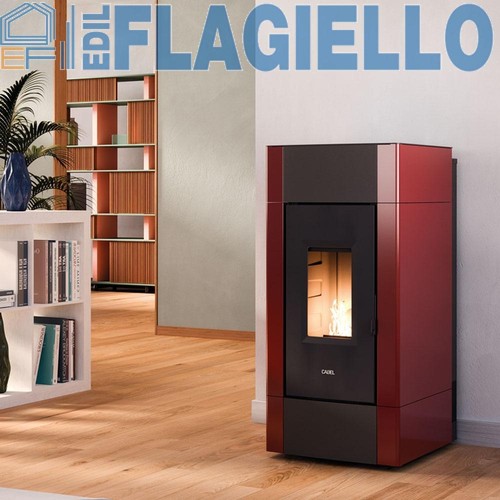 Stufa a Pellet Ad Aria Canalizzabile 9,7 Kw CADEL CRISTAL PLUS 9 In Diverse Colo - Foto 2 di 3