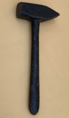 Vintage Miniature Cast Iron Hammer