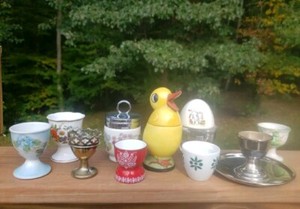 Lot Of Vintage Egg Cups 