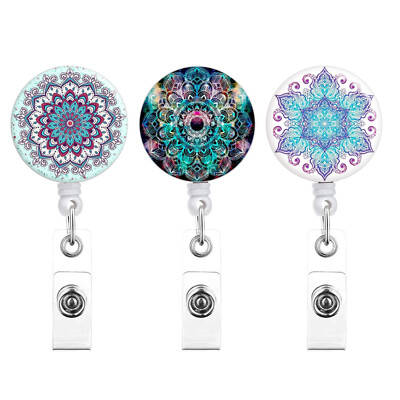 Premium 32MM Bianco Retrattile Badge Retrattile Porta Clip Per NurseID Con Clip - Foto 4