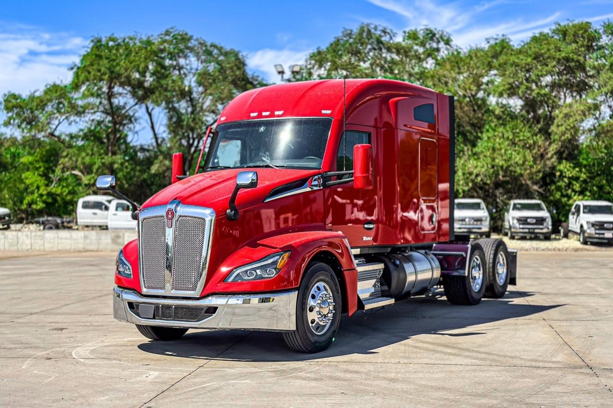 2024 Kenworth T680 red | POSTER 24 X 36 Inches | semi truck | eBay