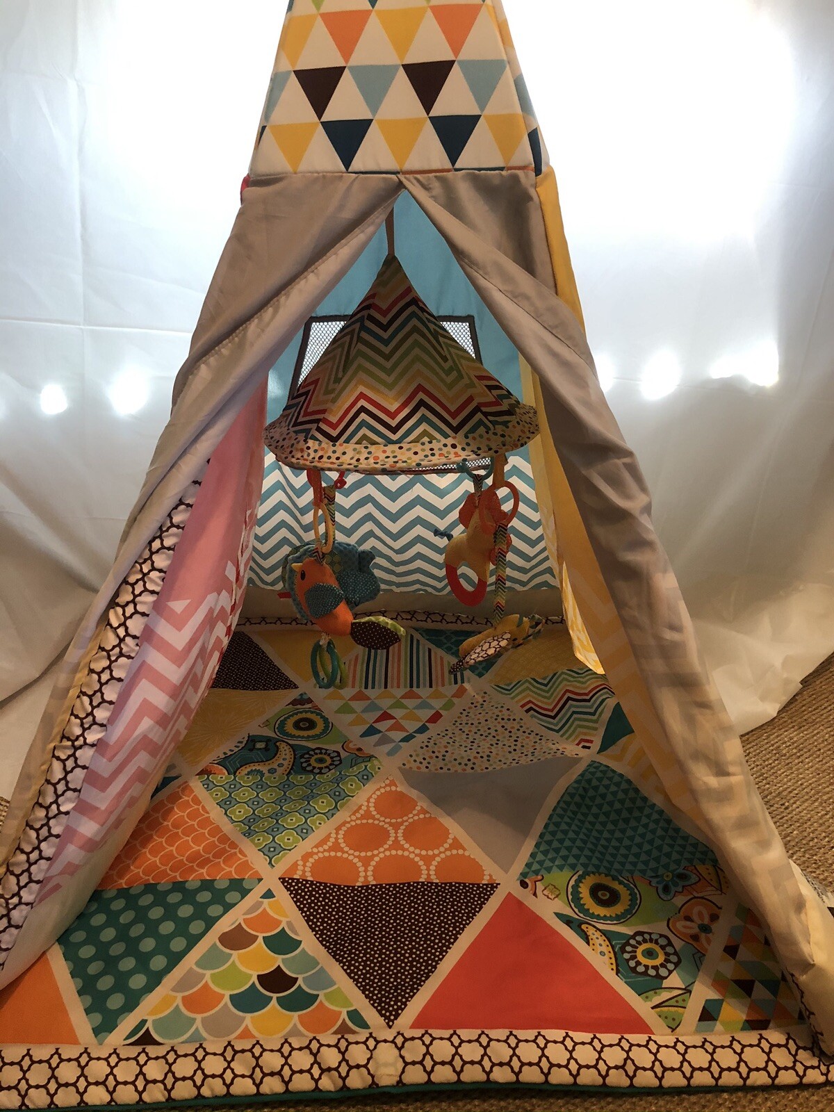 infantino grow with me playtime gym teepee