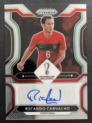 2022 Panini Prizm FIFA World Cup RICARDO CARVALHO Auto