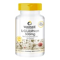 L-Glutathion 500 Mg - 100 Tabletten, Reduzierte Aktive Form | Warnke Vitalstoffe