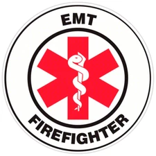 EMT Firefighter Bumper Sticker Military Vinyl Soldier Decal 5"