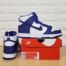 Nike Dunk High GS Size 7Y / Womens 8.5 White Electro Purple DH9751-100