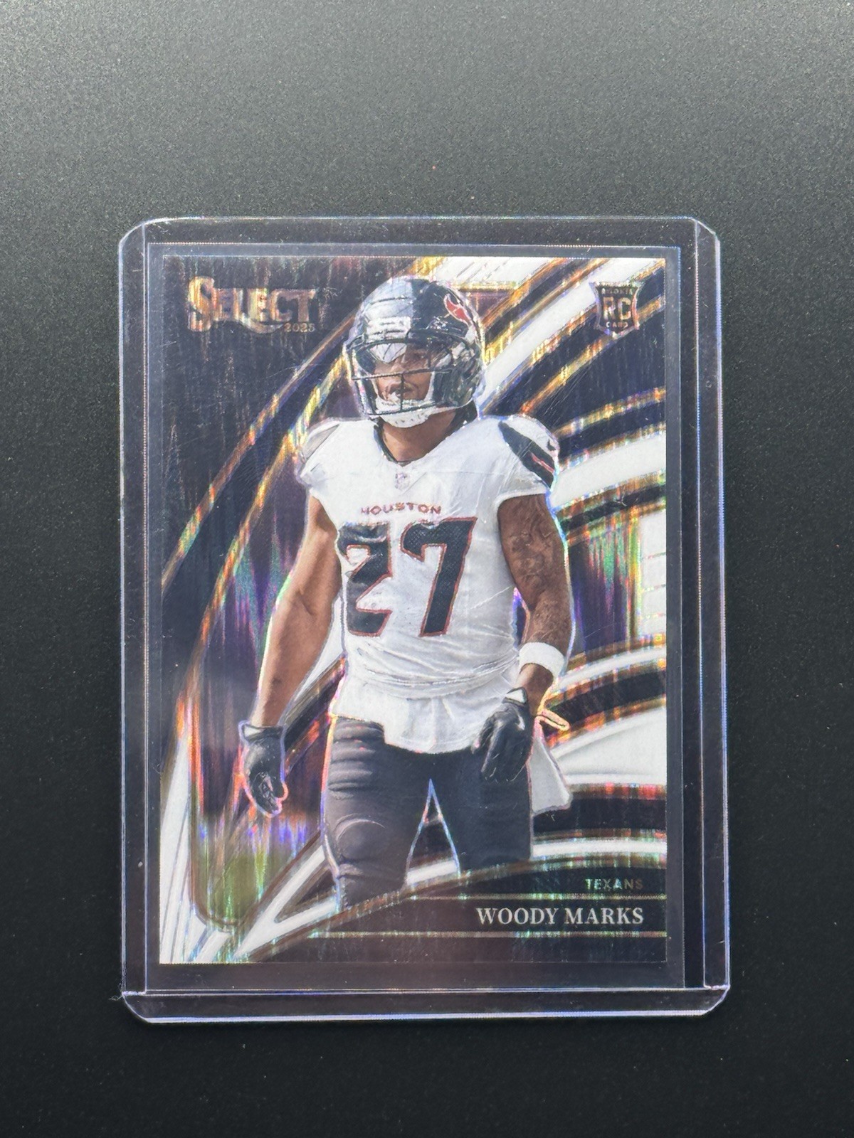 2025 Panini Select - Club Level Woody Marks #236 White Shock Prizm /799 (RC)