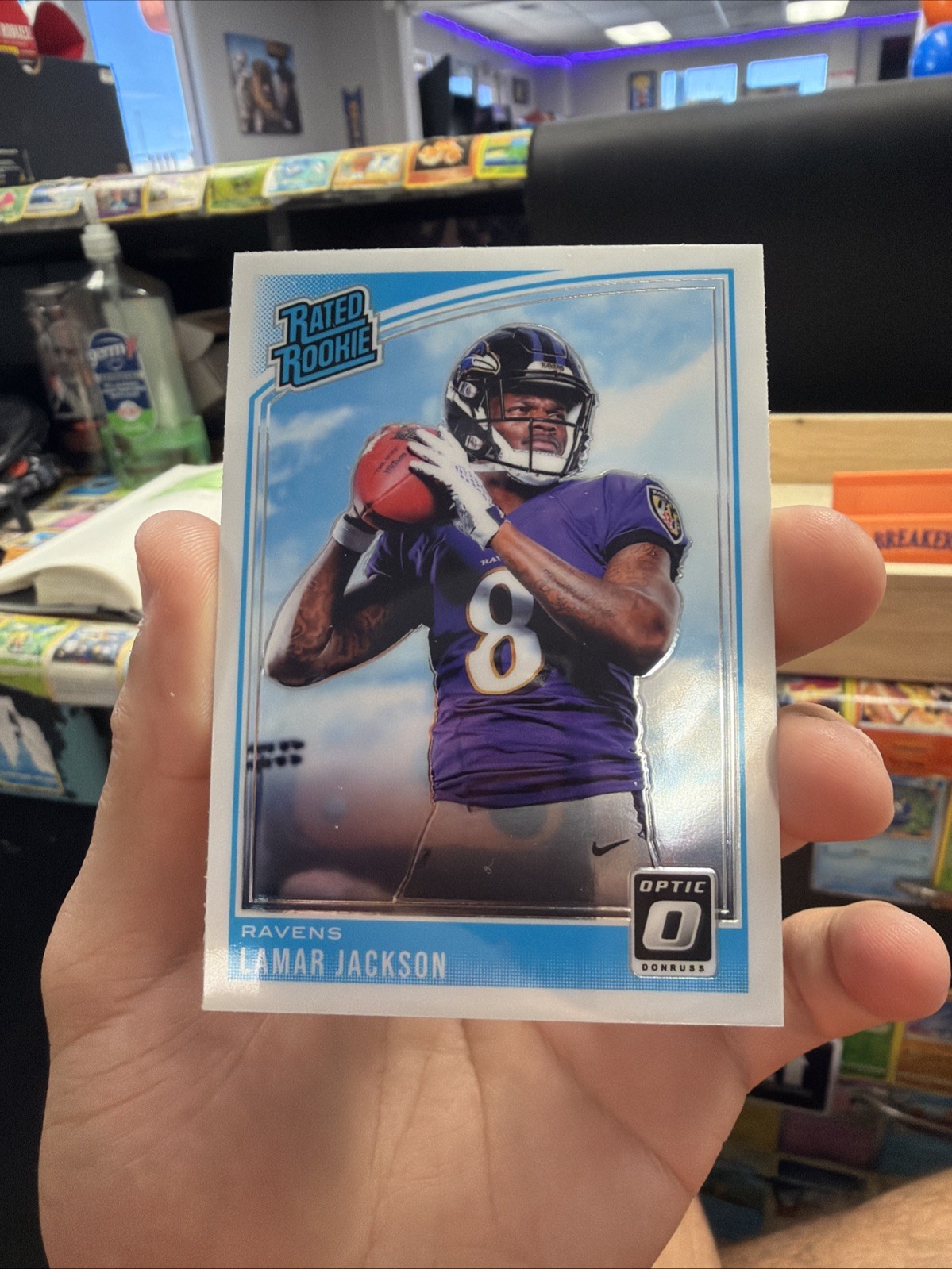 2018 Donruss Optic - Rated Rookie Lamar Jackson #167 (RC)
