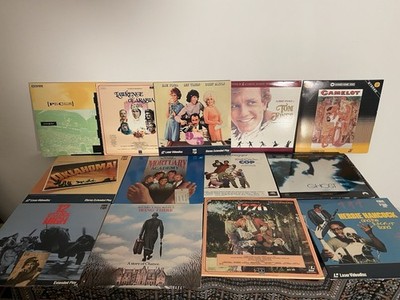 13 Laser VideoDisc Movie Lot (Genres Vary)