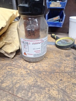Gast AaA900D Filter Glass JAR 3/4 Npt 