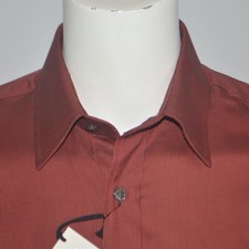 NWT BANANA REPUBLIC Slim Fit Wrinkle Free 100 Cotton Dress Shirt Sz L 16.5