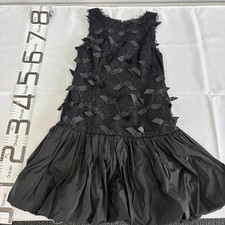 Er263 Ns198 Red Valentino Ribbon Dress Size 40