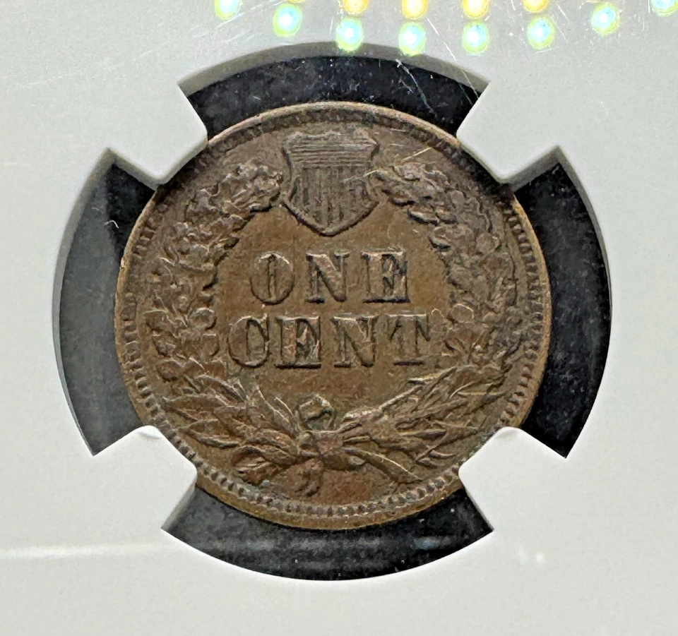 1870 INDIAN HEAD CENT NGC XF40 BN 09ECC25 - Image 4 of 4