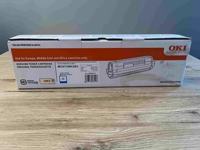 Original OKI Toner CYAN  - 45862816 - MC873 / MC883 - 10.000 Seiten NEU und OVP