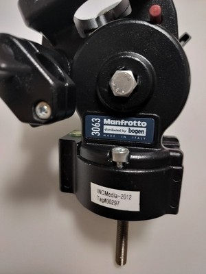 Manfrotto video head 3063  Made In Italy Pre-owned 