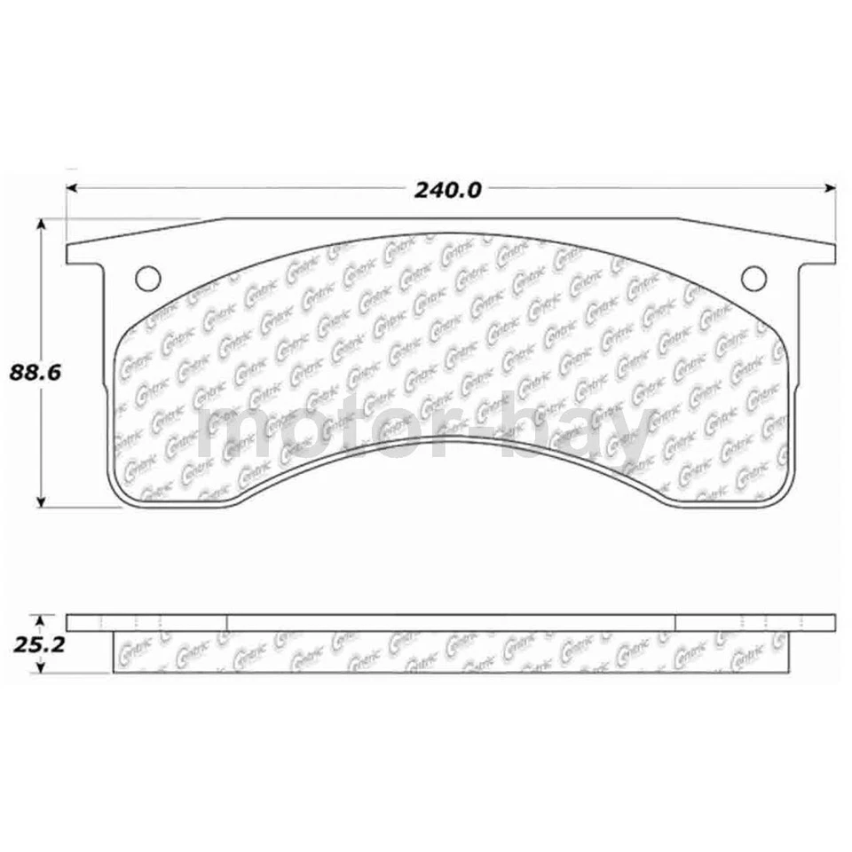 For Chevrolet C4500 Kodiak 2004 2005 2007 2008 2009 Front Brake Pads and Rotors - Image 3 of 4