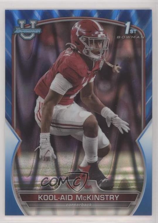 2022 Bowman U Chrome Blue RayWave Refractor 89/199 Kool-Aid McKinstry #14 1er3